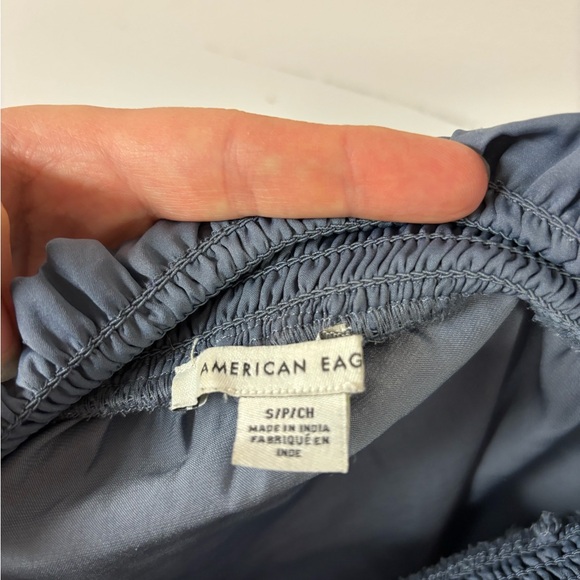 American Eagle baby blue off the shoulder top - Picture 3 of 4